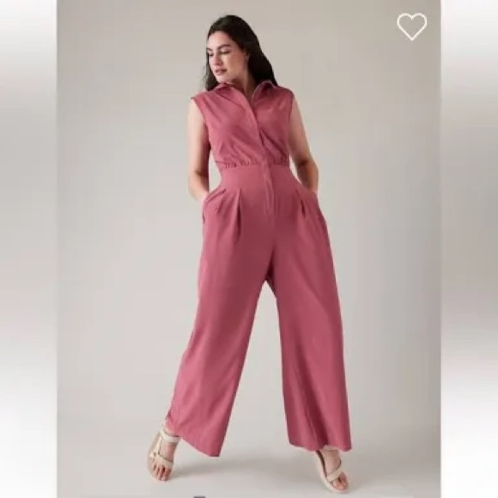 Athleta romper, size 10, rose